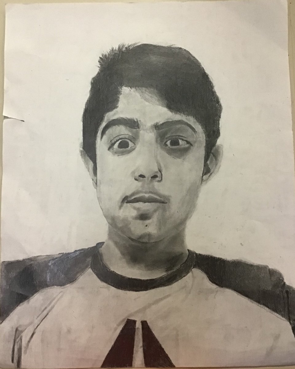 RichardsArtRoom's tweet photo. Art A (6th grader) #Artist Statement about drawing a #selfportrait so large for the first time. 🥰🥰🥰
I highlighted my favorite parts. 😃
#arted #arteduction #CISDOurStory @Coppellisd @coppelleast #CISDArt #ArtEdMatters #portraits #art #MakeYourMark https://t.co/MsfsZIPRvx