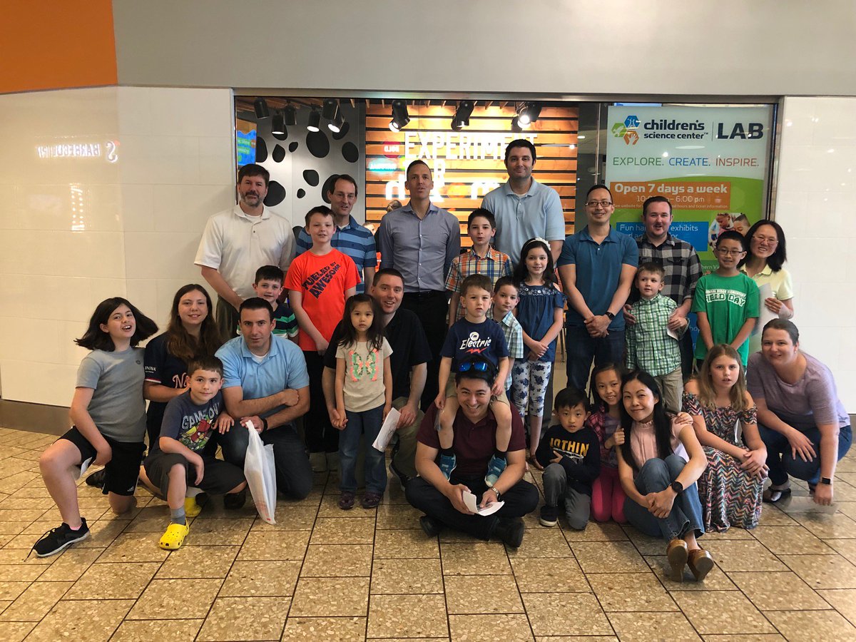 software_blue's tweet photo. Friday was our 3rd annual #TYCWD @Children's Science Center.  Our families learned about different types of "engineering" and made magnetic slime (which even the big kids enjoyed!) #engineering #lovewhereyouwork https://t.co/fnonl2PpDn