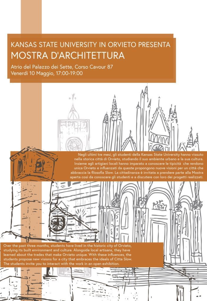 CSCOrvieto's tweet photo. Mostra di architettura degli studenti della KSU https://t.co/k2Irdg0U2R https://t.co/AeTX8uUhwY