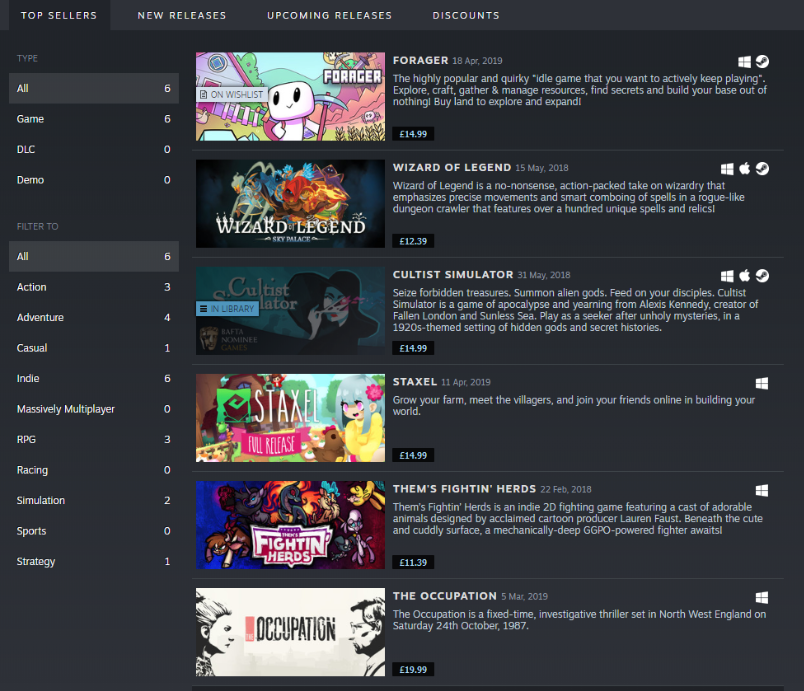 Hullo fellow top @humble game frends! 👋😊 #cultistsimulator
@_HopFrog @contingent99 @StaxelGame @WhitePaperGames
@ManeSix