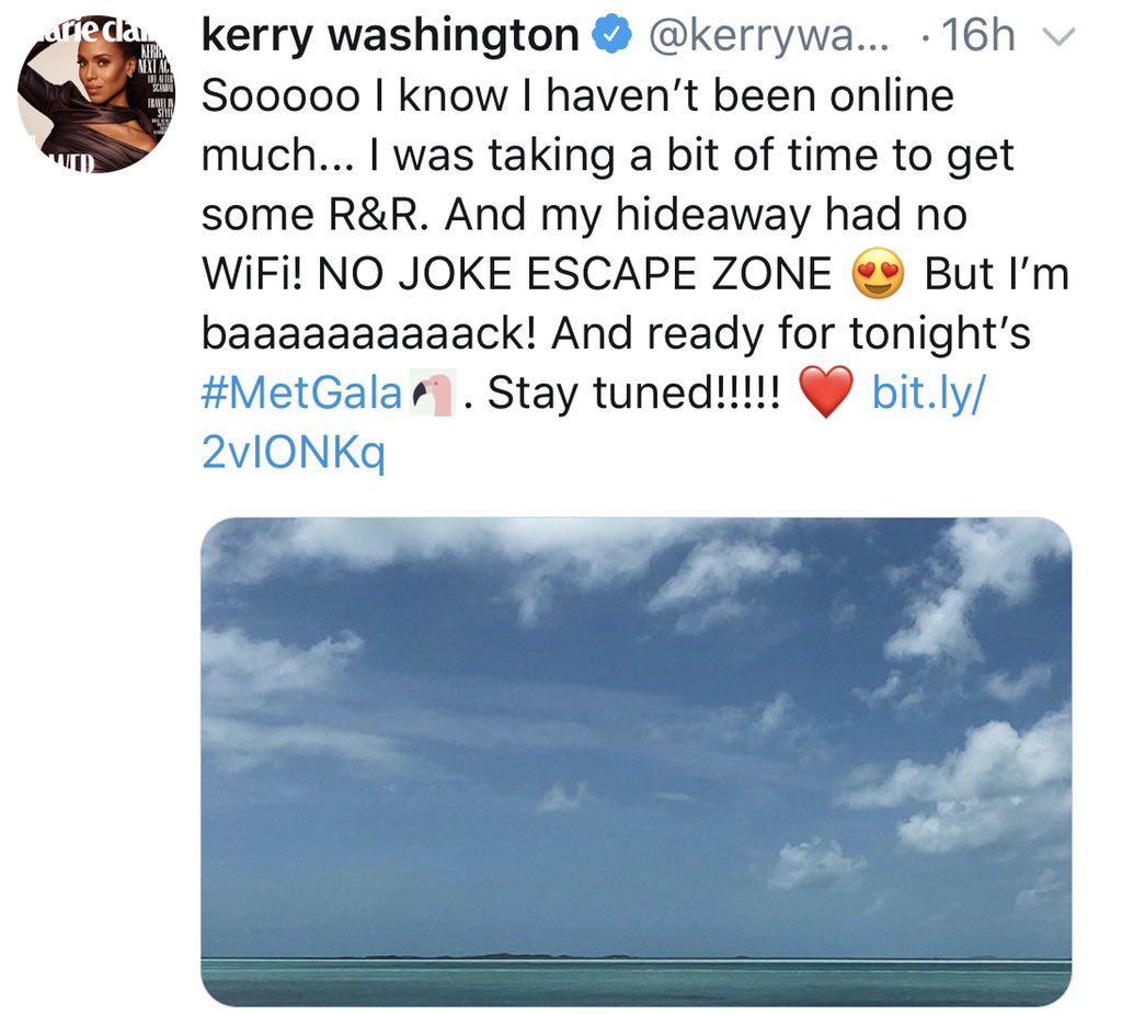 ScandalAddict94's tweet photo. - PR team: what did we say about tweeting when you where high on the after bliss? Now we gotta fix it...
- Kerry: *lost in thoughts* He gives it to me sooo good https://t.co/Ud6LukJUMN