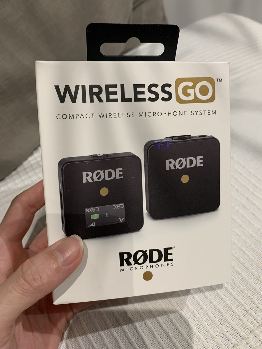minicloud's tweet image. Finally got this! @rodemics #rodewirelessgo