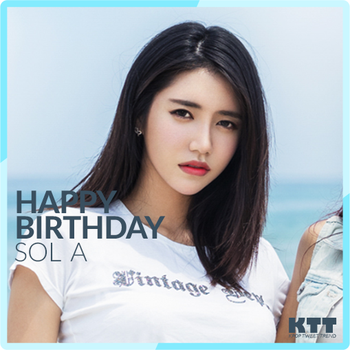 kpoptweettrend's tweet photo. [KPOP BIRTHDAY] Happy Birthday to #PPL’s Sol A! #HappySolADay https://t.co/11x6MDAvR4