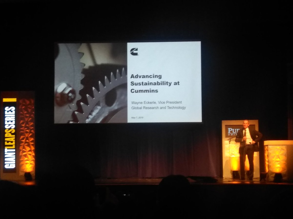 Sutherland_J_W's tweet image. Keynotes 📝 | WAYNE ECKERLE
Vice President, Corporate Research &amp;amp; Technology, Cummins
#TakeGiantLeaps 
#PurdueUniversity
#LifeCycleEngineering