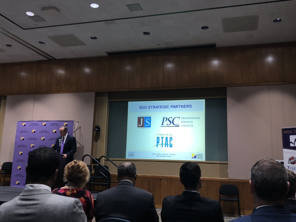 MattBusbyIII's tweet image. Representing @PSCSpeaks supporting @RestonChamber as a Strategic Partner #SmallBusinessWeek2019 @PSCSpeaks #NovaB2g