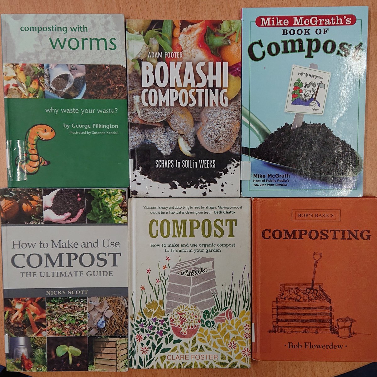RHSLibraries's tweet image. It&apos;s #InternationalCompostAwarenessWeek. Find out how you can start composting  or how to improve the compost you make with these books from our collection.