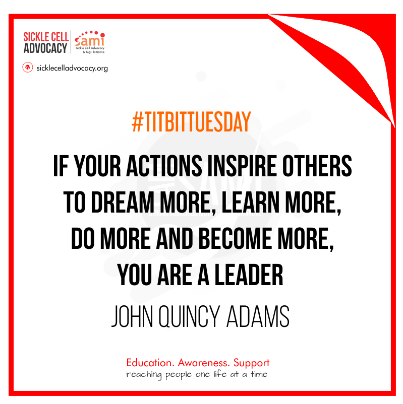 SAMIupdate's tweet photo. TITBITS TUESDAY
‘If your actions inspire others to dream more, learn more, do more and become more, you are a leader’ – John Quincy Adams
LEADERSHIP
It, all, rises and fall on leadership!
#SamiUpdate #TitbitTuesday #TouchACell https://t.co/wrj9898kpA