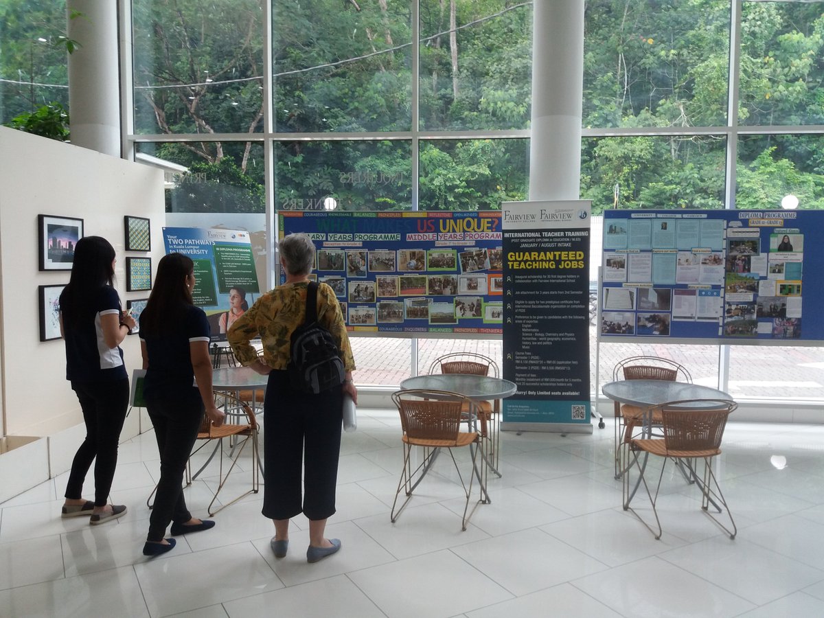 FairviewBofA's tweet photo. Mrs. Shaw in Malaysia ๐ฒ๐พ - Day 1
Our very own Mrs. Shaw is over in Malaysia at the moment visiting our sister school in Kuala Lumpur. One of the objectives of her trip is to understand how Fairview genuinely uphold the IB mission.
#fairviewbch #fairviewinternationalschool #edu https://t.co/wbSa32z2xy
