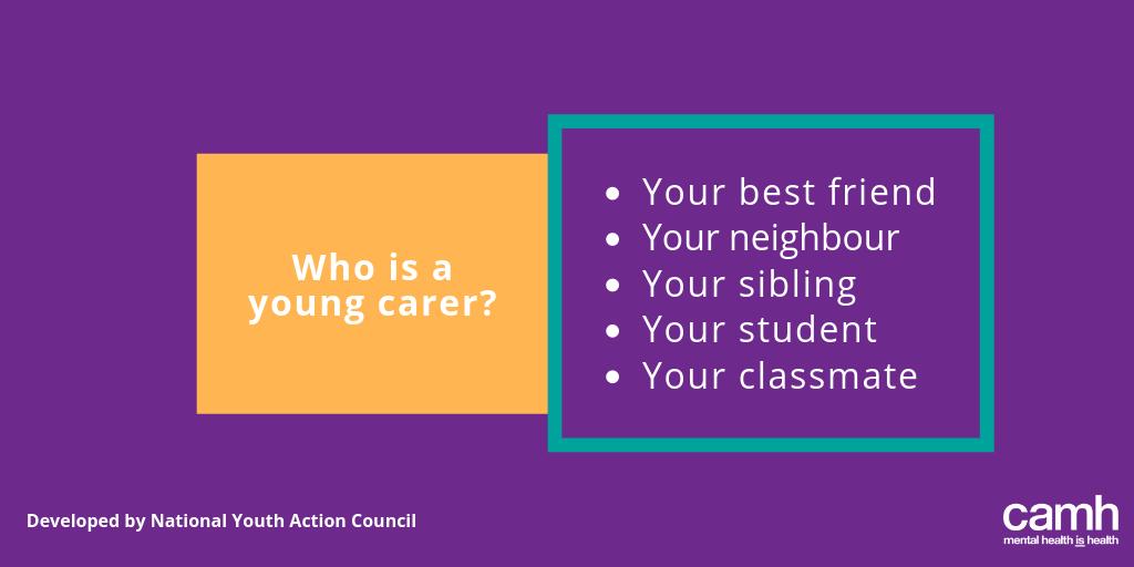 Do you know a young carer  in your community? #youngcarers4youngcarers #care4youngcarers #GetLoud #MentalHealthWeek <a href="/Frayme_Cadre/">Frayme</a> @TheChangeFdn <a href="/SkylarkYouth/">SkylarkYouth</a> <a href="/CAMHnews/">CAMH</a> @TheChangeFdn <a href="/DrJLHenderson/">Jo Henderson</a> <a href="/Foundrybc/">Foundry</a> <a href="/mindyourmind_ca/">mindyourmind</a>