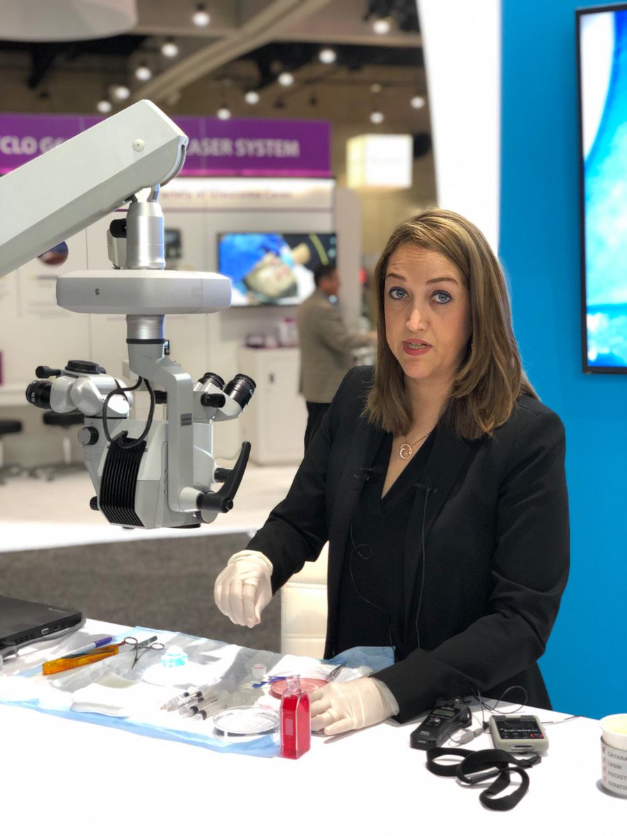 CorneaGen_'s tweet photo. #Recap from our surgeon partner and cornea care expert, Marjan Farid, M.D., and her presentation “DMEK: Fast, Simple, and Reliable with the Pre-Loaded Geuder Cannula”! #CorneaGenEdu #CorneaGenConnection #ASCRS2019 #SimplifyDMEK #BoothDemo https://t.co/P3jrPIdxs8