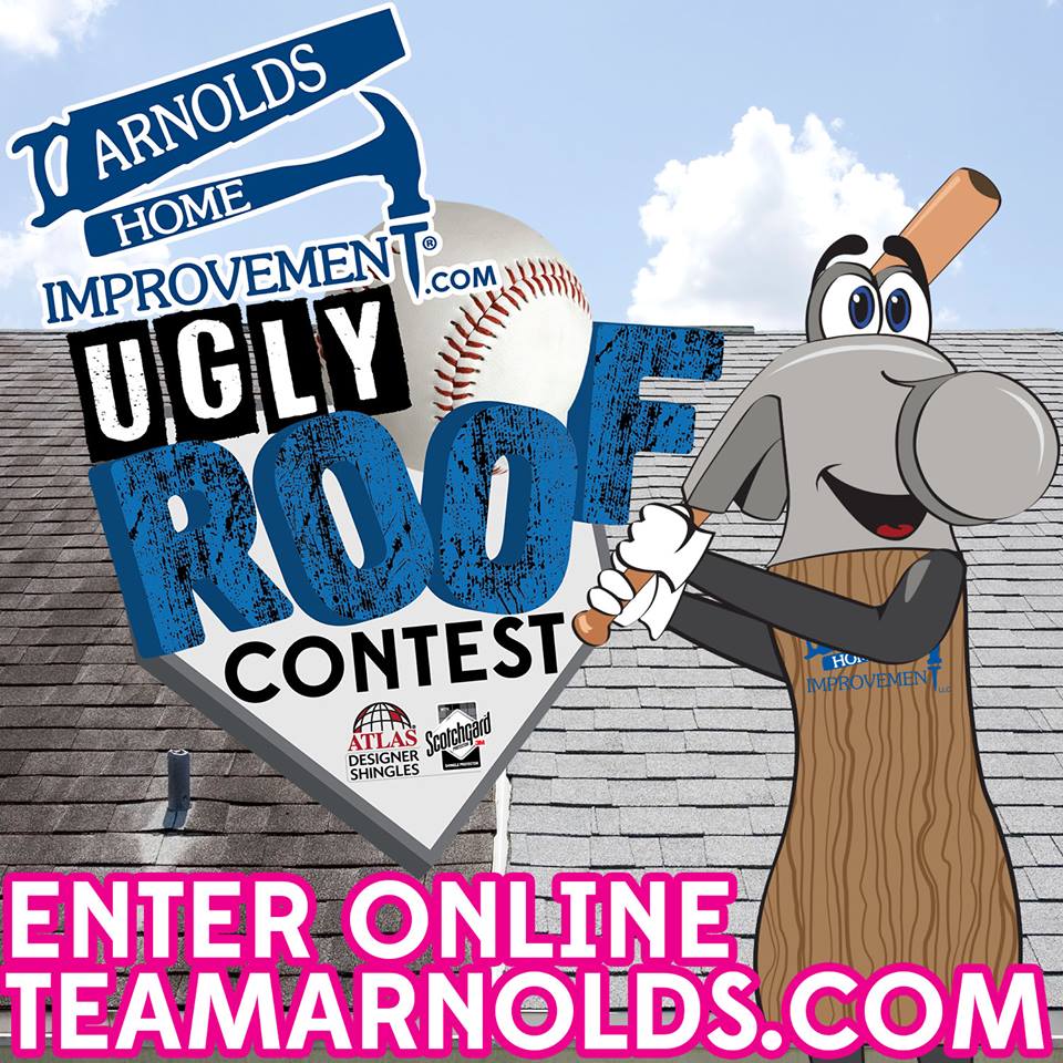 Go to teamarnolds.com to enter to win this years Ugly Roof contest! #roofingcompany #roofers #downtown419 #toledooh #toledome #teamarnolds #Uglyroofcontest #homeimprovement #hardestworkinghammerintown #hometownpride #toledolocal