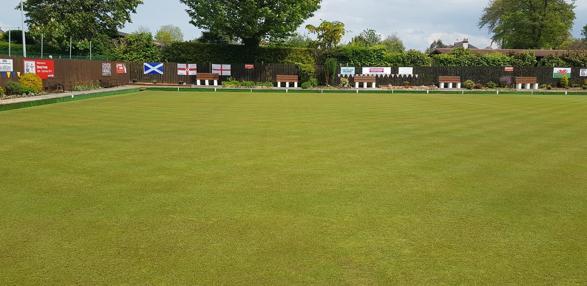 AbsoluteGrass25's tweet photo. @DinasPowisBC bowls green double verticut &amp; double cut at 5mm with an application of @SymbioUK CMS shoot, seaweed &amp; wetting agent ready for the Atlantic Rim championships @BowlsWales https://t.co/N7nIH6x3bg