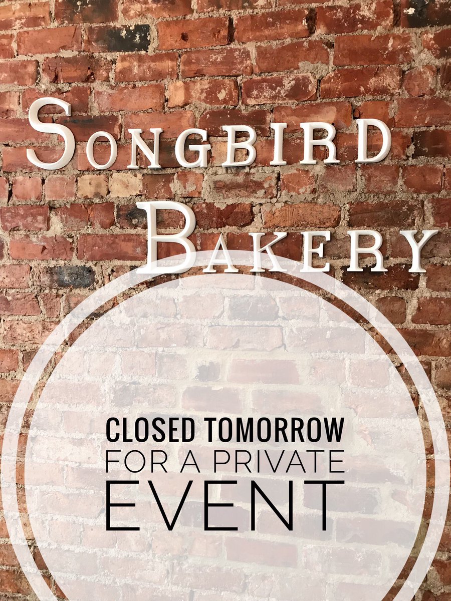 We will be closed tomorrow as we are attending a private event away from the shop, see you Thursday 😊