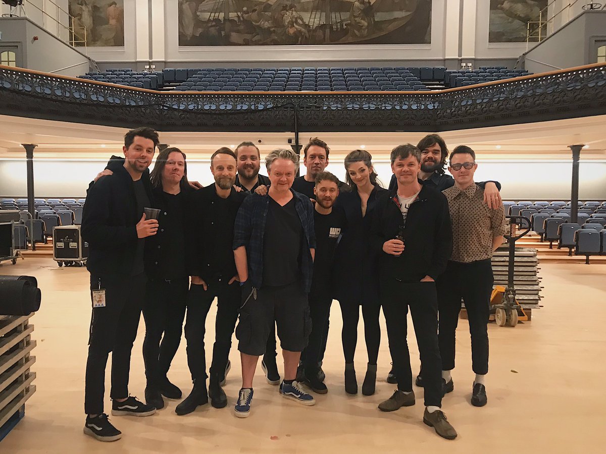 As well as having brilliant audiences on this tour, we were fortunate enough to have an amazing crew. Their diligence and hard work are integral to each and every gig. Thank you ! 🙌 PS Shout out to the wonderful Maddie, not pictured here.