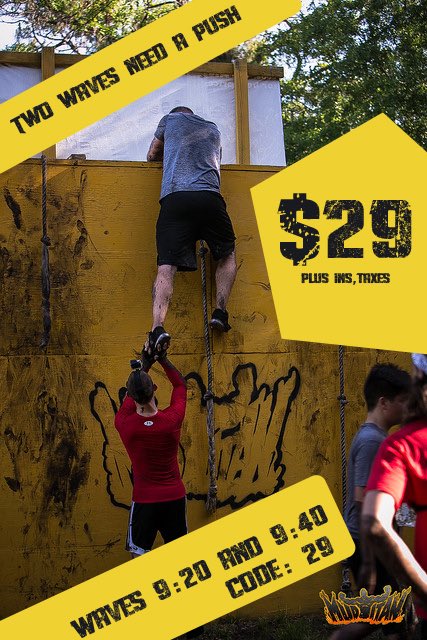 Just 11 days away!
We have two waves (9:20 &amp; 9:40) that a slightly behind, so we want to give them a boost. This is limited promo for 35 tickets or until May 10th at 11:59 PM.
Use code: 29 for $29 plus taxes and ins. runsignup.com/Race/FL/PlantC…
#Titanup #MudTitan #titanruns