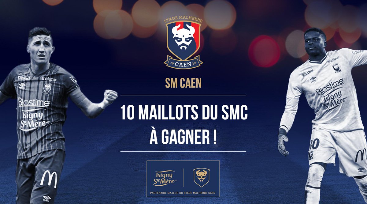 IsignySteMere's tweet photo. Vous aussi soutenez le @SMCaen pour la fin de saison ! 10 maillots sont à gagner avec Isigny Sainte-Mère, partenaire majeur du club ! ⚽️🔴🔵 #SMCaen #TeamSMC #Ligue1

Pour participer au concours :
RT + FOLLOW @IsignySteMere 
Tirage au sort vendredi 10 mai à 12h https://t.co/NdaUfbgj7s