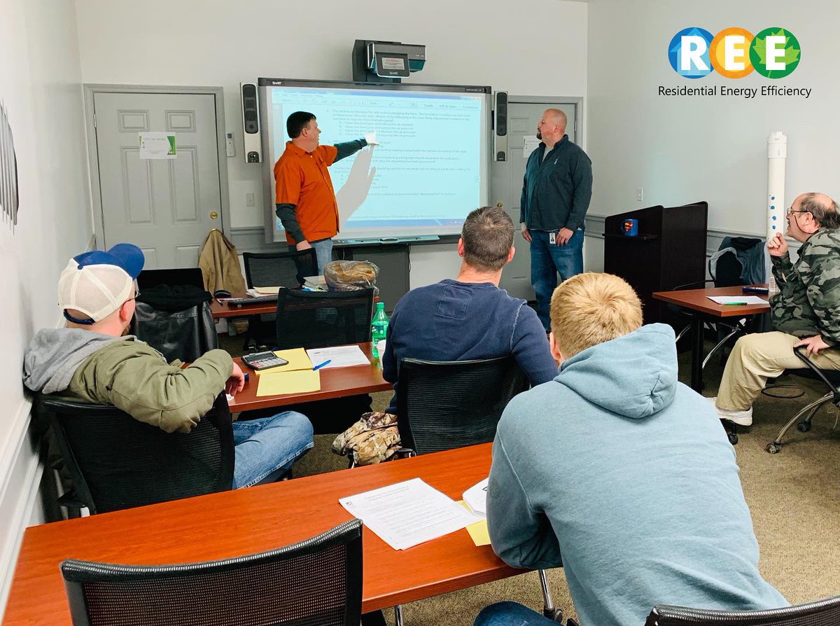 _REE_Training's tweet image. Happy National Teacher Day! A big thanks to Troy, Dewayne, and Charlie for your dedication to training the folks in the KY WAP network and contractors in the energy field! #nationalteacherday #training #learnree #energyefficiency #weatherization #buildingscience #hvac #retrofit