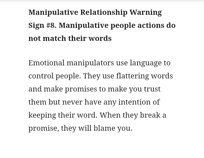 (8) TUKANG PHP. "Aku janji ini selingkuh yg terakhir kalinya. Aku nyesel banget dan gak akan kuulangi lagi. Ga mau kehilangan kamu."Eh bulan depan keciduk ngewe lagi. Menggunakan kata manis untuk menaikkan harapan meskipun action bullshit mbelgedes taek adalah koentji.