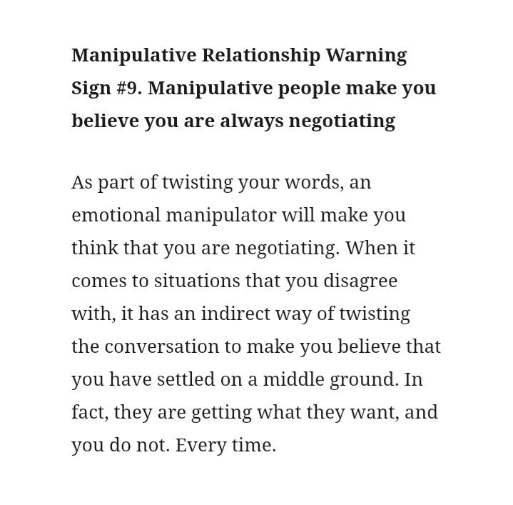 (9) Dikoplo pacarmu. "Loh bukannya kita kemarin udah sepakat ya? Kok beda lagi? Gimana sih kamu."Tp sebetulnya sejak awal kamu gak pernah sepakat. Kamu dibuat percaya kalo semua hal bisa dibicarain. But it is fucking not. Ujungnya, dia dapet apa yg dia mau dan kamu ndak.