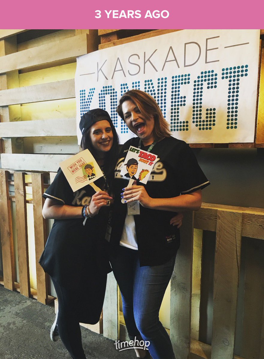 emohleee's tweet photo. Wow. Today is the 3 year anniversary of #KaskadeFest2016. I miss this weekend so much. SO MUCH 😭😭 https://t.co/ceIHO8sYYG