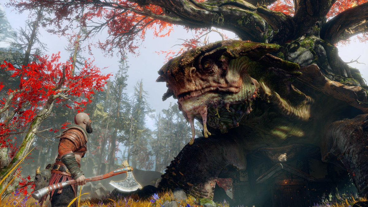 blackdisk's tweet image. Искра, буря, безумие #GodofWar #PS4share