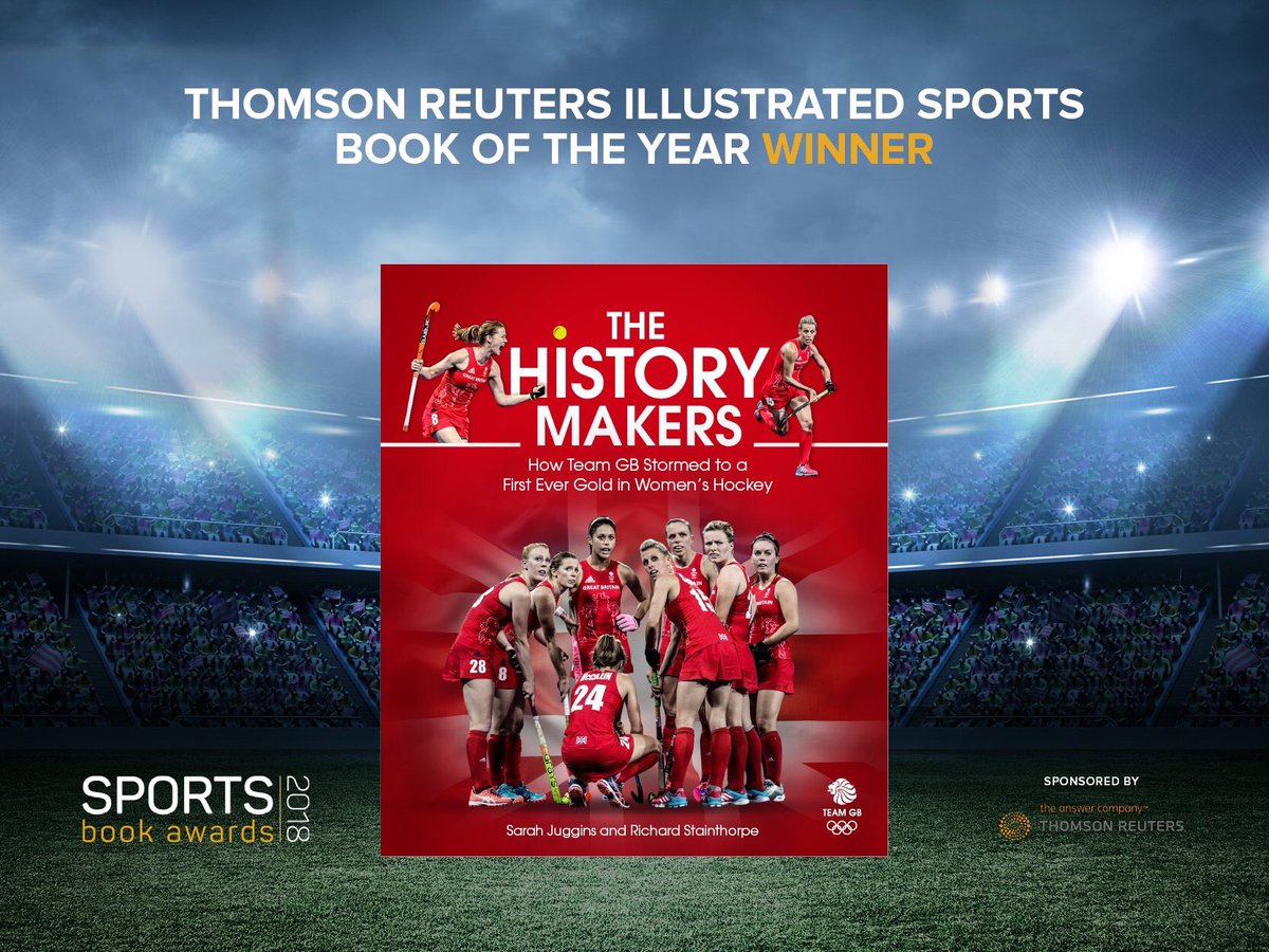 Congratulations to everyone shortlisted for The Telegraph @sportsbookaward 2019. The 2018 success of The History Makers - with @sjuggs15, @WorldSportPics_ and Koen Suyk - will forever be one of the proudest moments of my life, as was being shortlisted. #readingforsport #sba2019