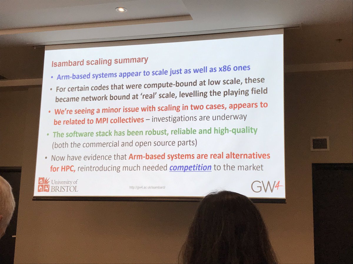 rajgautam's tweet image. Isambard scaling summary chosen the best paper in #CUG2019