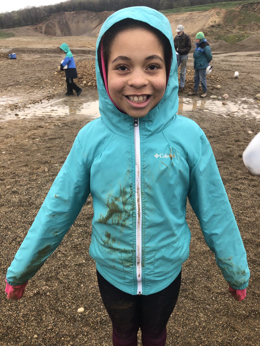 HuntleySTEAM's tweet photo. Can you tell we went to the gravel pit on a rainy day? #mud @A2STEAM https://t.co/uYup3aBK9h