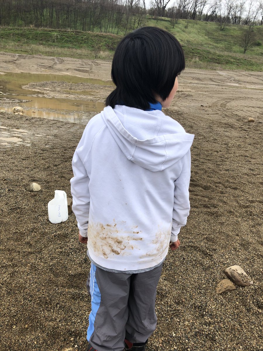 HuntleySTEAM's tweet photo. Can you tell we went to the gravel pit on a rainy day? #mud @A2STEAM https://t.co/uYup3aBK9h