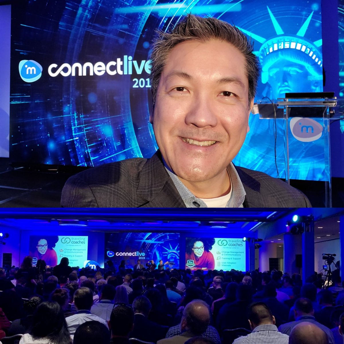 "Near... Far" - Grover. Full house as  #ConnectLive19 is about to kick off. Live stream if you couldn't make it in person.