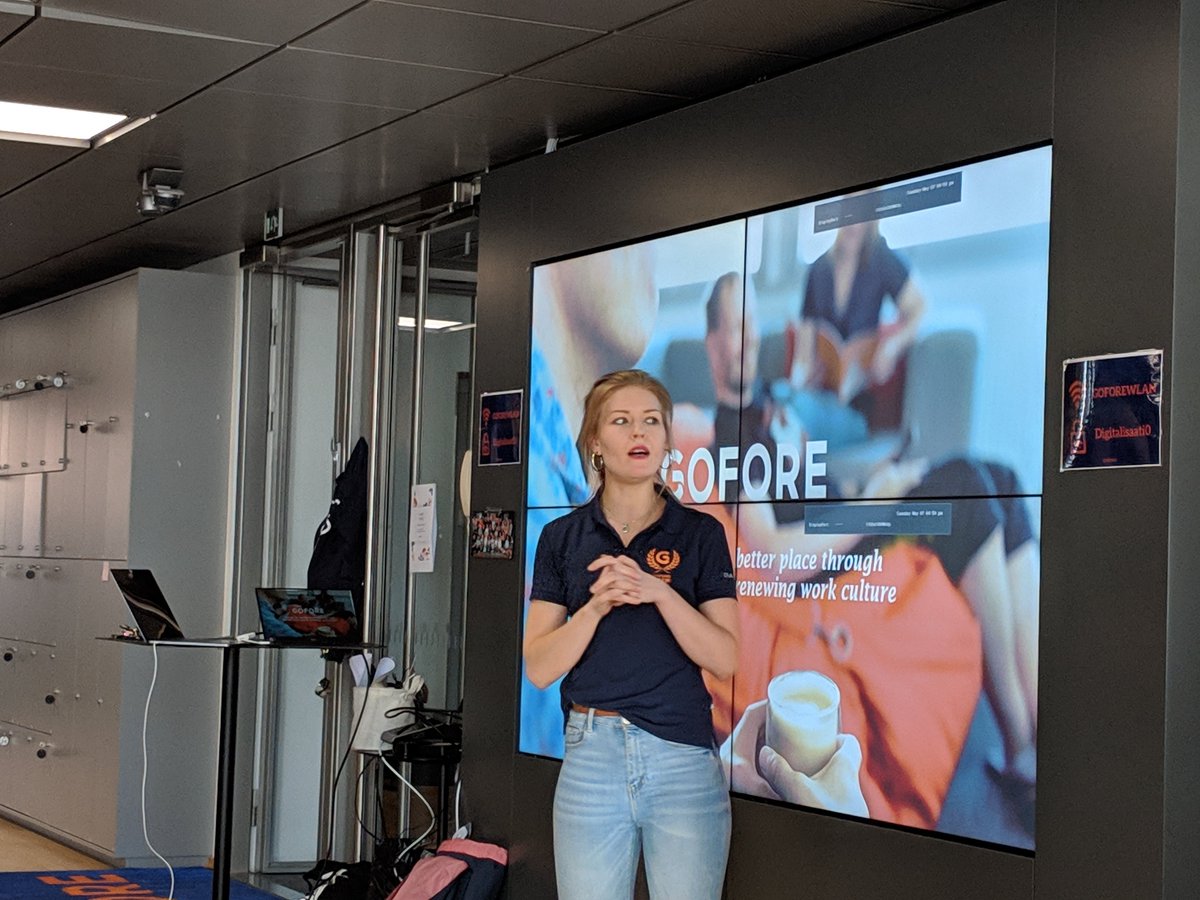 j_u_s_h's tweet photo. At @GoforeGroup Helsinki about to start #GoogleIO extended with @GDGHelsinki https://t.co/ONBLVVn4sY