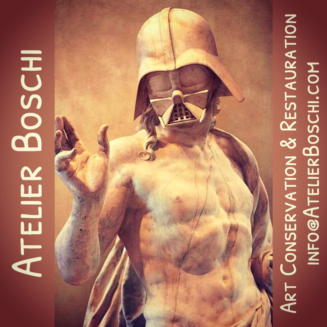 atelierboschi's tweet photo. Art Conservation &amp; Restauration @atelierboschi @JewelryBoschi 
#art #object #sculpture #textiles #carpet #conservation #restauro #restauration #restaurator #restauratore #storagesolutions #storage #depo #atelier #workshop #boschi #atelierboschi #antiques #darthvader #studio https://t.co/UO19Cwa4NL