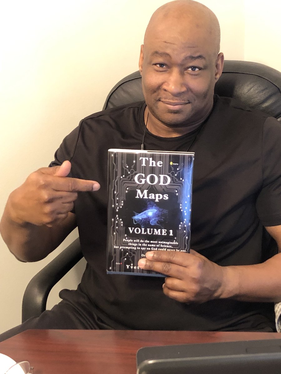 FBIRocks's tweet photo. He loved "The GOD Maps" Sci-Fi Novel. Pick your copy up today!!! #TheGODMaps 
https://t.co/7JZX983jhn https://t.co/7Y8XQO2zXO