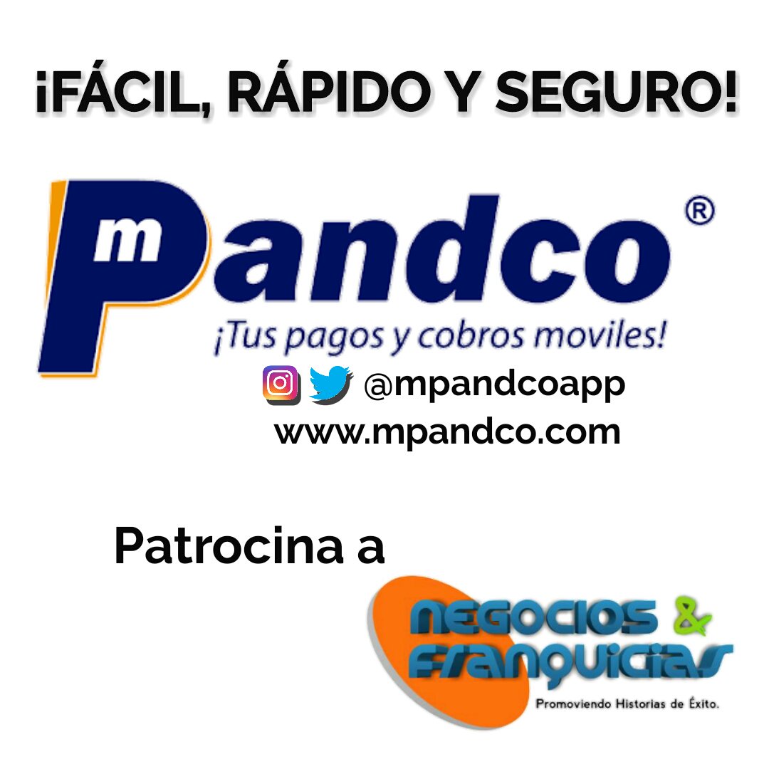 Negofranquicias's tweet photo. Bienvenidos a nuestros amigos de mPandco El Medio de Pago Ideal, que te hace la vida más fácil.
Sin límites de horarios ni montos por transacción mPandco es la Aplicación móvil y el método de pago ideal para ti @mpandcoapp #Empresas #Servicios #MetodoDePagos https://t.co/BbXwympKZM