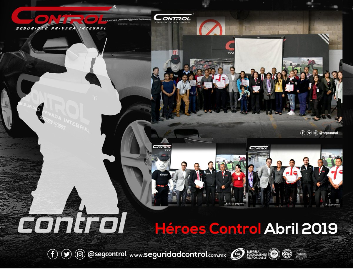 segcontrol's tweet image. Te compartimos los mejores momentos de nuestra ceremonia de Héroes  Control del mes de Abril.¡Felicidades a todos los reconocidos! Ustedes  ponen en alto el nombre de Control. #YoSoyControl #HéroesControl #Guardias #GuardiasControl