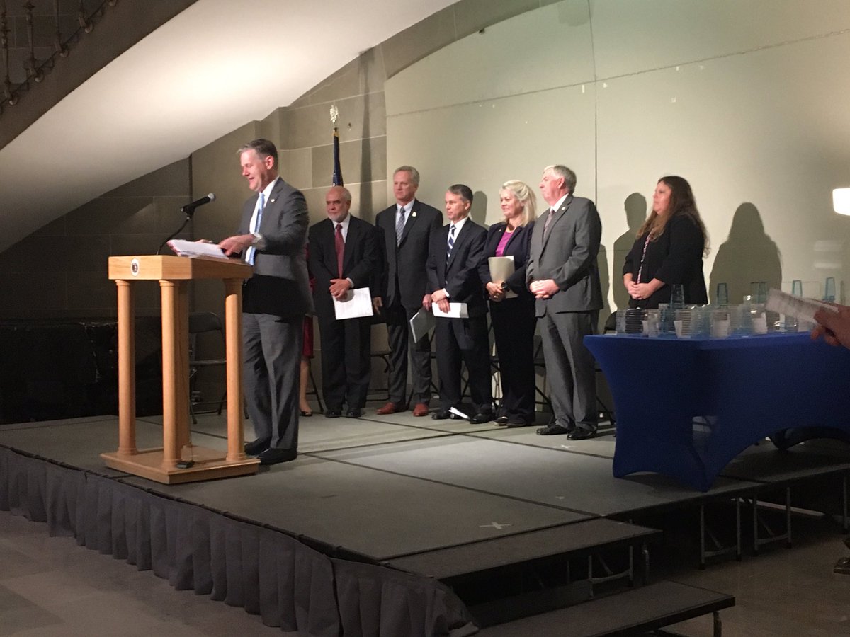 MissouriOA's tweet image. The 2018 Governor’s Award for Quality and Productivity award ceremony has kicked off in the #MOCapitol! @GovParsonMO &amp;amp; @MissouriOA are recognizing five state work teams with the prestigious award. #WeServeMO