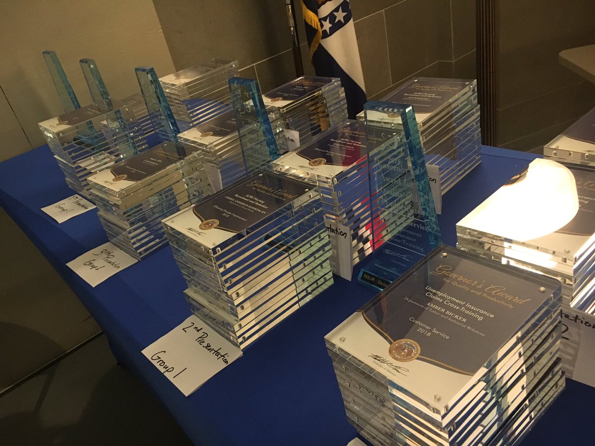 MissouriOA's tweet image. The 2018 Governor’s Award for Quality and Productivity award ceremony has kicked off in the #MOCapitol! @GovParsonMO &amp;amp; @MissouriOA are recognizing five state work teams with the prestigious award. #WeServeMO
