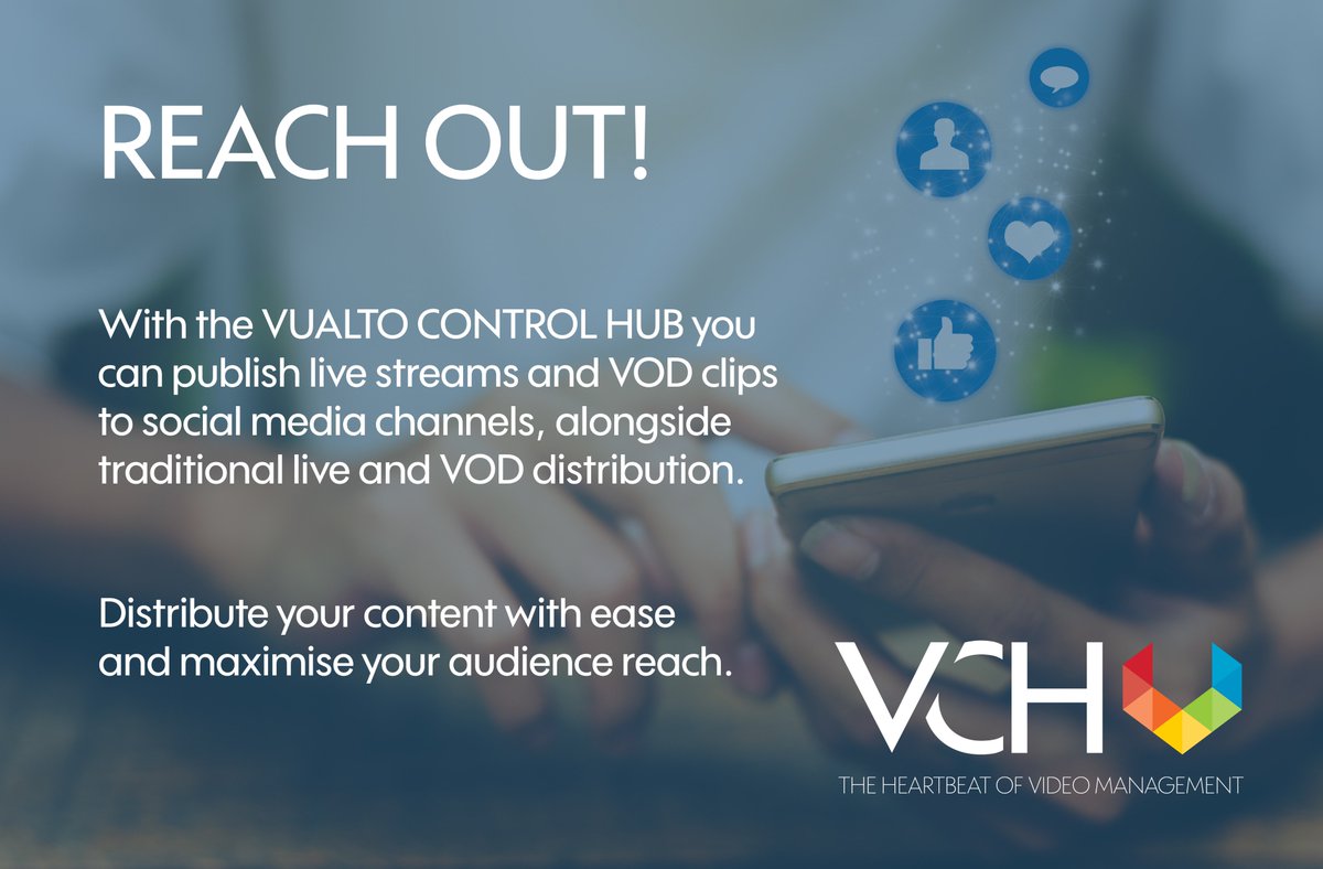 #SocialMediaDistribution #SocialMediaIntegration #Live #VOD #VCH #VUALTOCONTROLHUB #MakingYourOnlineVideoHappen