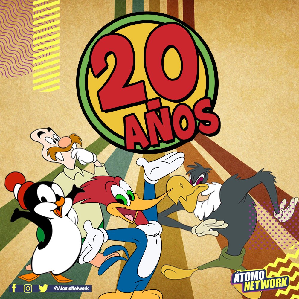 Átomo Network 🇲🇽 on X: #AniversarioAtómico ¡La versión más moderna del  Pájaro Loco cumple 20 años hoy! Loquillo, Buzz Buzzard, Pablo Morsa, la  Señora Meanie y Chilli Willy están de fiesta. ¿Recuerdas