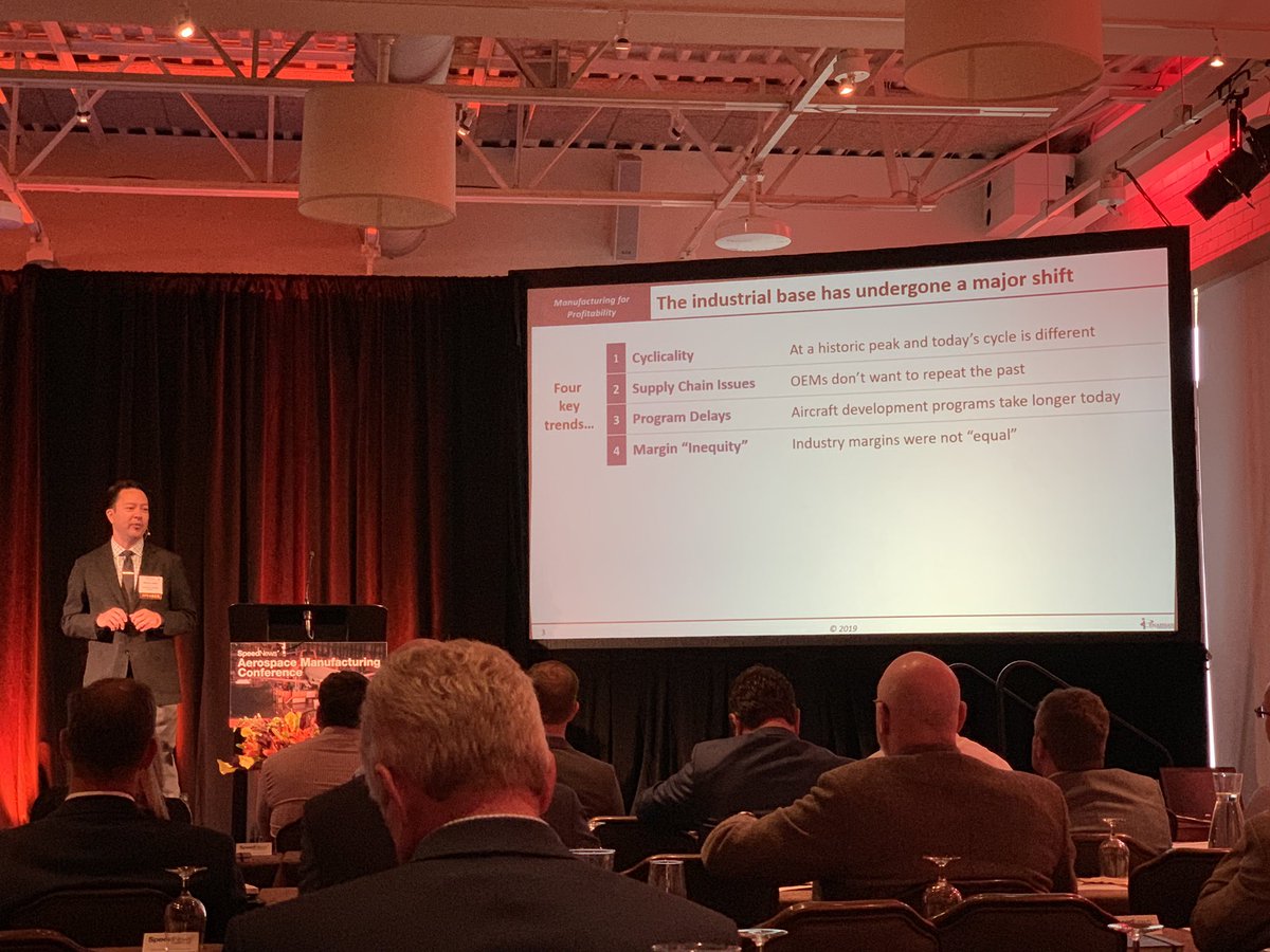 Matt Mejia from #renaissancestrategypartners sharing trends in #aerospace #manufacturing at #Snamc