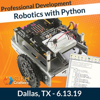 STEMCrafters's tweet photo. STEM Crafters was selected by https://t.co/6ZQWutHDcQ to offer professional development courses for robotics educators across TX. See https://t.co/XXJQZrfidX for details on C++/Arduino and Python/micro:bit training. @kyndra_johnson @ParallaxInc @Flybox_io https://t.co/N6QvKc9RHz
