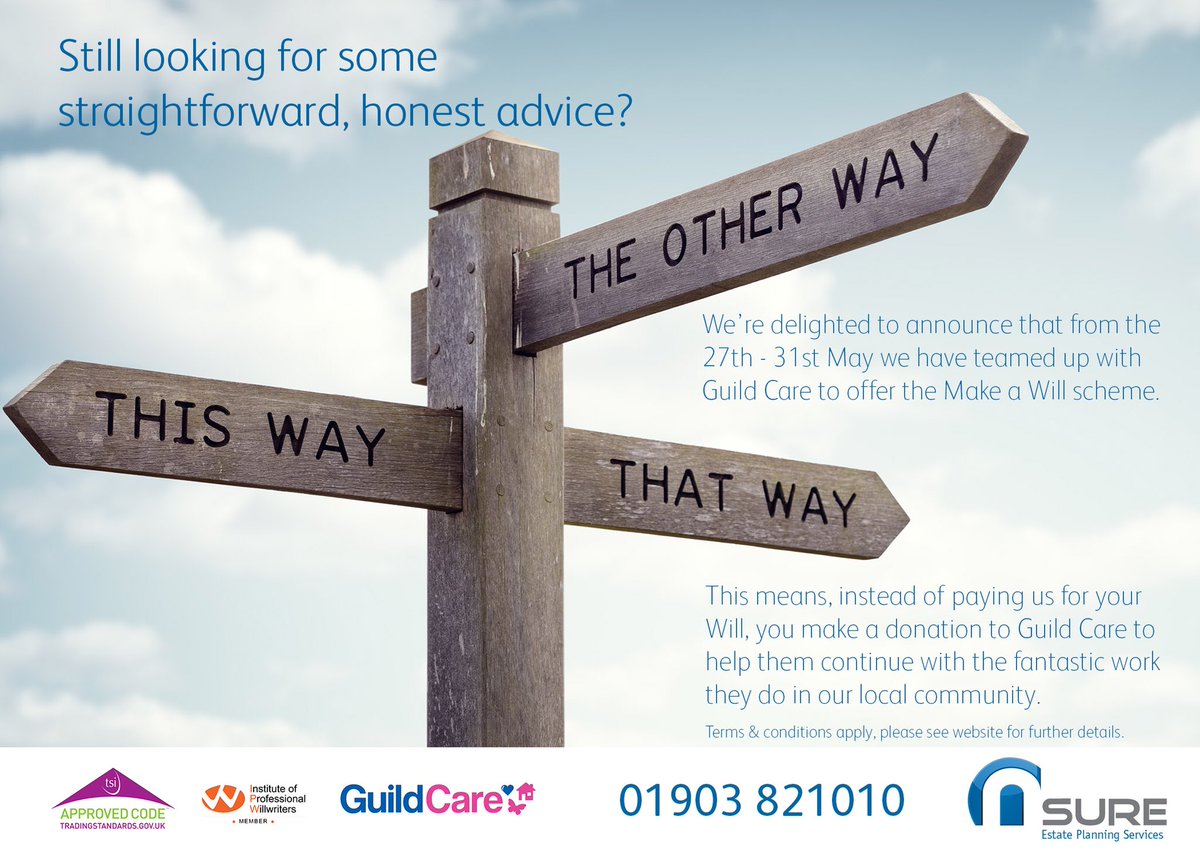 NEPSWORTHING's tweet image. We are delighted to be taking part in this years @GuildCare make a Will scheme. The scheme covers Straightforward Wills &amp;amp; works by clients donating to Guild Care in lieu of paying our fee, for more info incl Ts&amp;amp;Cs or to book an appointment follow the link nsureestateplanningservices.co.uk/guildcare-will…