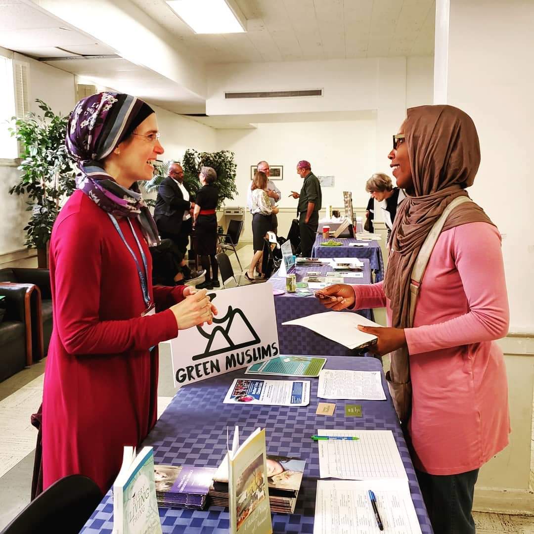 green_ramadan's tweet photo. Last week, I finally got to meet Sevim, executive director of @GreenMuslims, at the @ipldmv Faith & Climate Expo & Reception at @ReformationDC. Looking forward to some fruitful collaborations with both Sevim & IPL inshaAllah.
#interfaith #greenmuslims #iman #faith #climate https://t.co/44bgzu7C3V