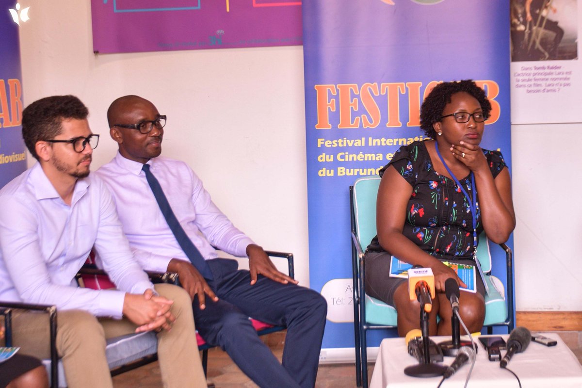 MagazineJimbere's tweet photo. @Fescab_Official @Ifburundi 🎉 Cette année, le @Festicab_Official sera rythmé par des projections de films en compétition et ceux en panorama dans 9 salles de projections au #Burundi. Des conférences autour du thème « Jeunesse et Santé » seront aussi au rendez-vous." a ajouté Francine Munyana https://t.co/vk7rdSmDN1