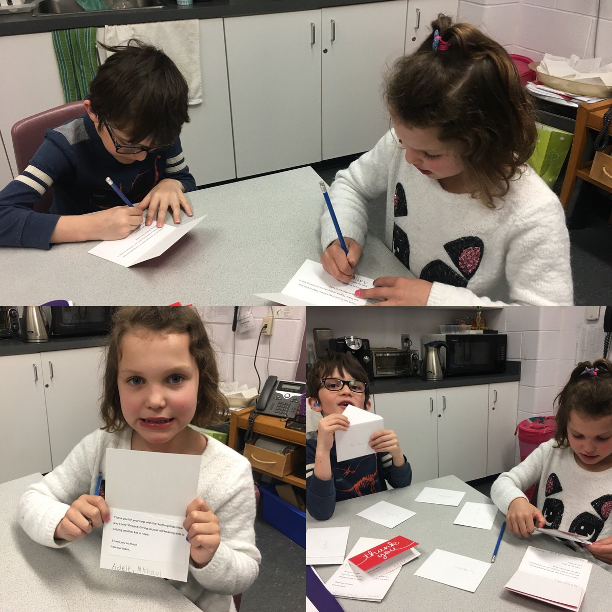 Helping Kids Hear, and There (@helpkidshear) on Twitter photo Our thank you cards are signed and sealed! If you donated hearing aids to #HelpKidsHear, expect a card soon. #TDSBCCEL19 <a href="/RonFelsen/">Roni Felsen</a> <a href="/TDSBKPeters/">TDSBKPeters</a> Our thank you cards are signed and sealed! If you donated hearing aids to #HelpKidsHear, expect a card soon. #TDSBCCEL19 <a href="/RonFelsen/">Roni Felsen</a> <a href="/TDSBKPeters/">TDSBKPeters</a>