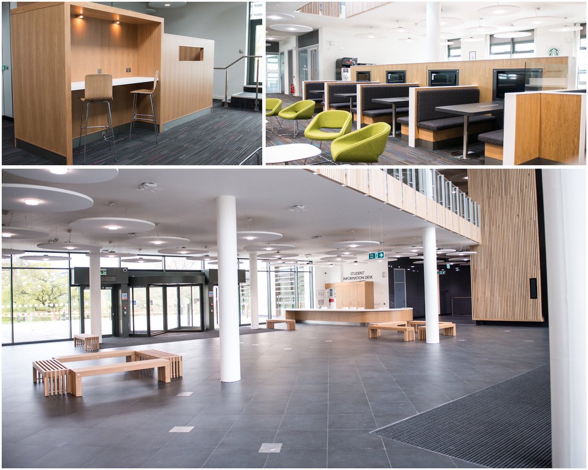 “This is one of those projects that provides wonderful creative opportunities. The surroundings and ambience of the building have provided a real showcase of our expertise.” 

#interiordesign #reception #interior #university #interiors #furniture #bespoke #modular