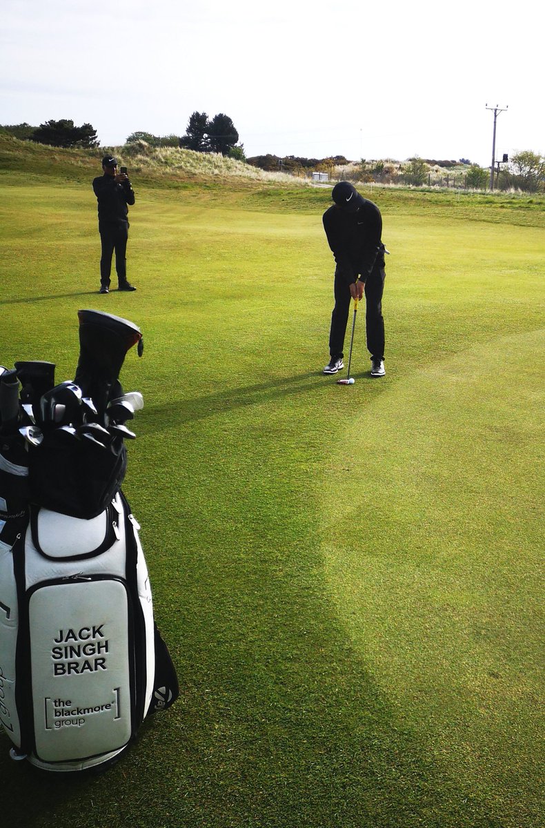 A good day <a href="/Hillside_GC/">Hillside Golf Club</a> preparing for the <a href="/british_masters/">Husqvarna British Masters</a> with <a href="/JackSinghBrar/">Jack Singh Brar</a>.