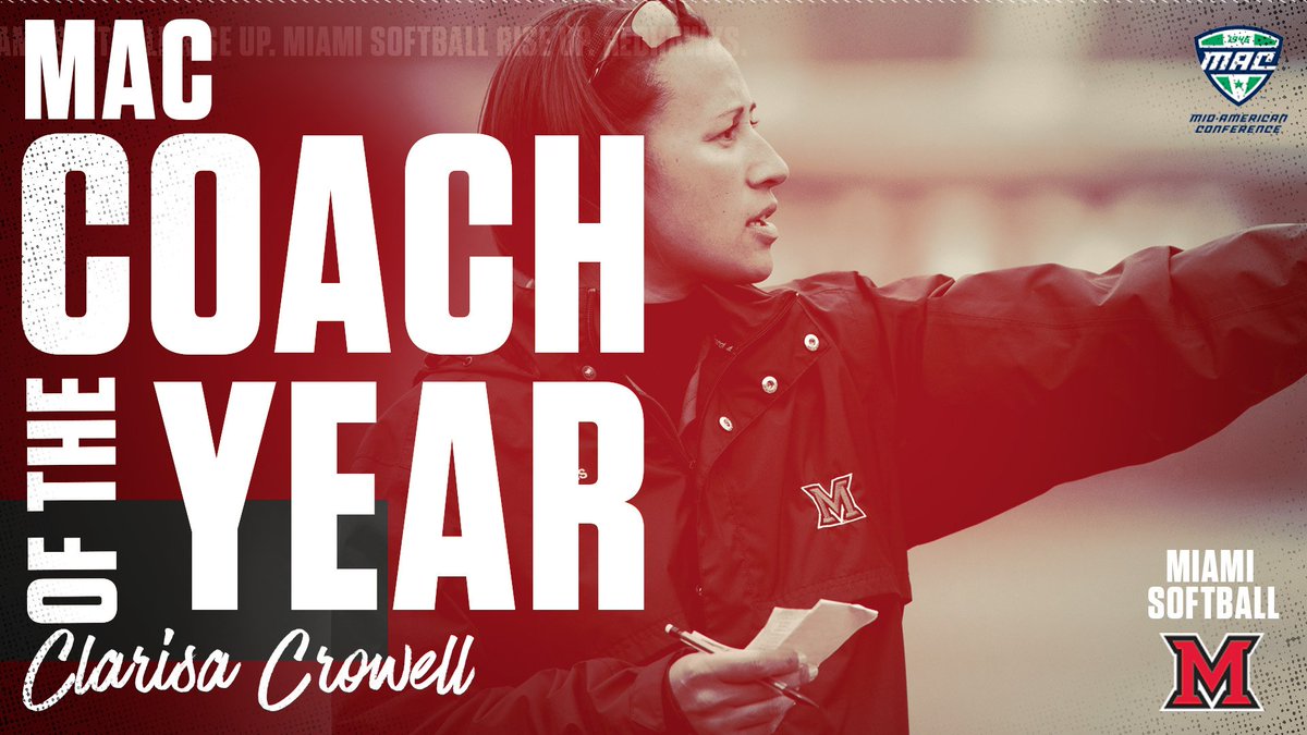 Congratulations to @RedHawkCoachC on being named MAC Coach of the Year!!!

Release: bit.ly/2DR8Evu

#RiseUpRedHawks #MUSB