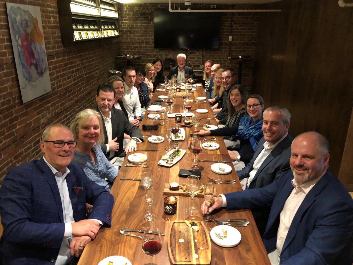 Good food truly brings people together. What great laughs and conversation exchanged last week in Halifax at <a href="/5Fishermen/">Five Fishermen</a> with some of the Convention Centres of Canada team! 😊
