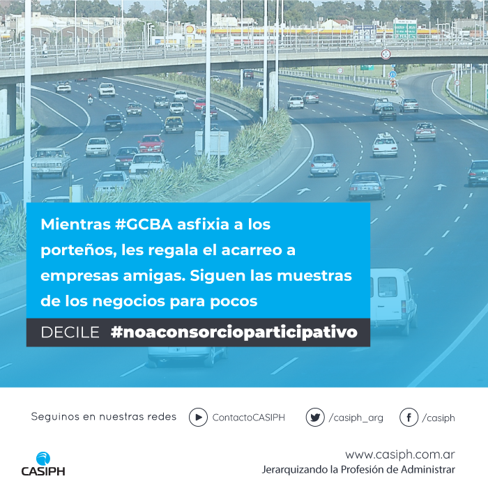 casiph_arg's tweet photo. 👉 Mientras #GCBA asfixia a los porteños, les regala el acarreo a empresas amigas. Siguen las muestras de los negocios para pocos. Decile #noaconsorcioparticipativo
>> Leé la nota completa https://t.co/k8tW5llWSy

#CASIPH
🌐 https://t.co/FaMekPrVAP https://t.co/mtgvqfx2Yn